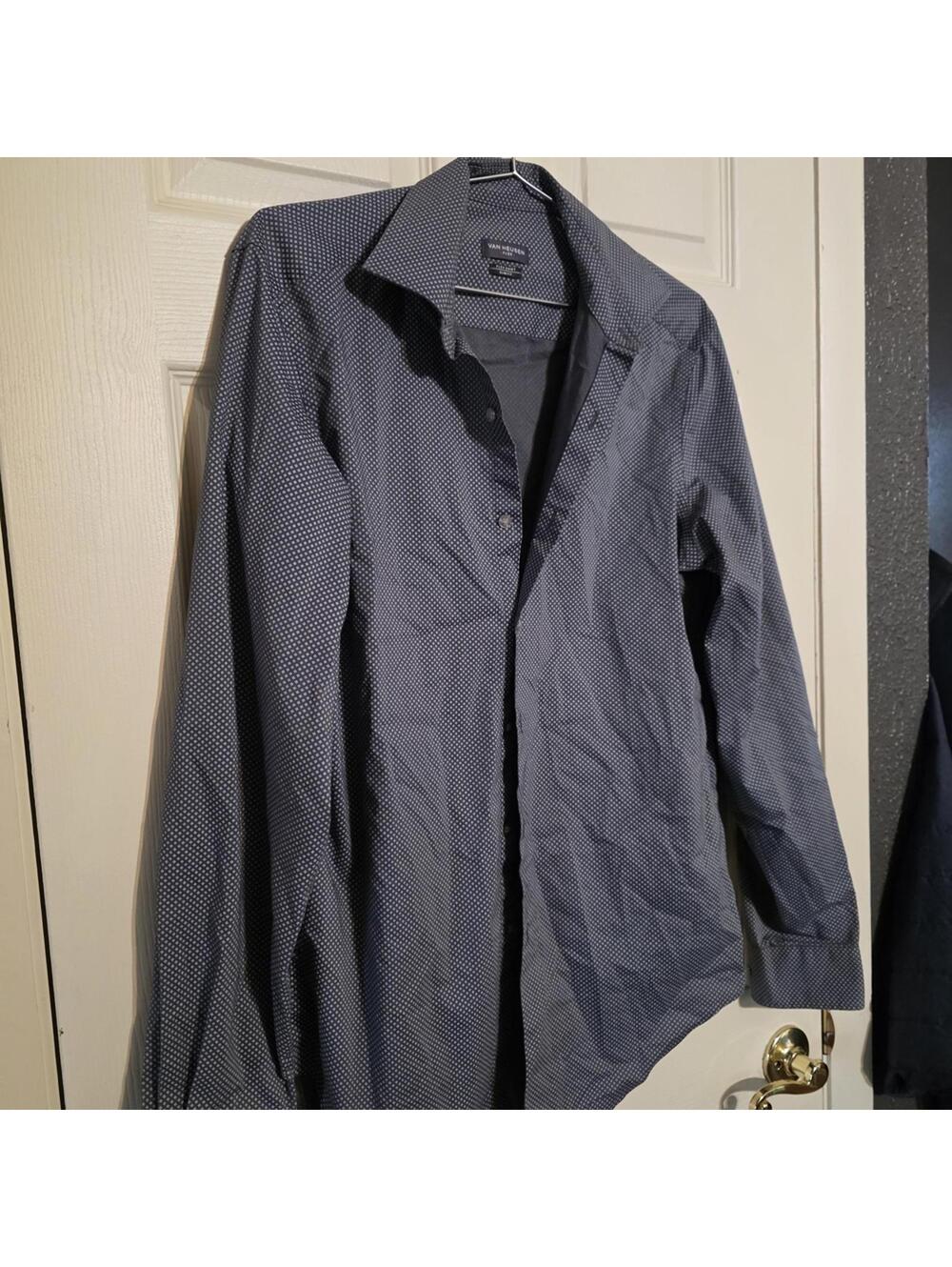 Van Heusen Flex Slim Fit Men's Dress Shirt, Size 15.5 34/35